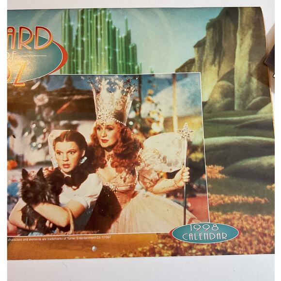 Wizard Of Oz Collectibles Lot of 5 Calenders, Holiday Catalog, Memorabilia - Picture 8 of 9